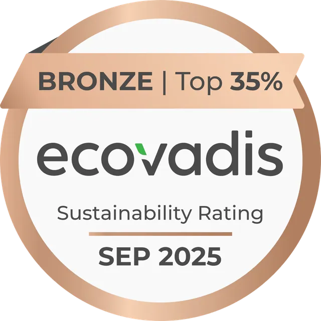 EcoVadis Bronze Medal for Sustainability