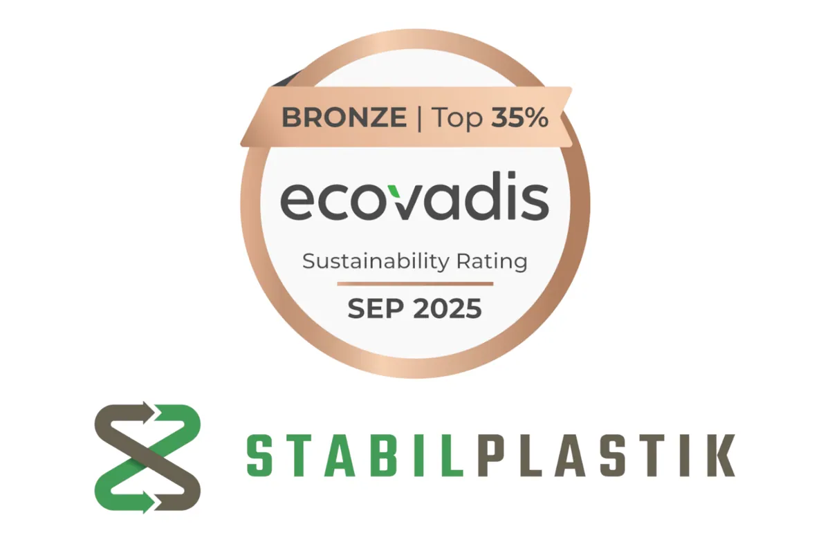 Stabilplastik získal od EcoVadis bronzovou medaili za udržitelnost