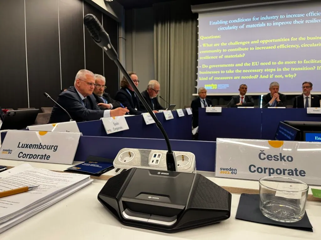 Stabilplastik reprezentoval ČR na setkání ministrů EU ve Stockholmu