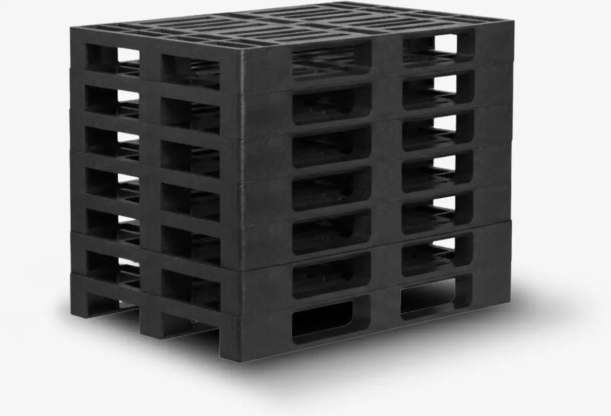 1 m³ Versickerungssystem entspricht 9 Paletten