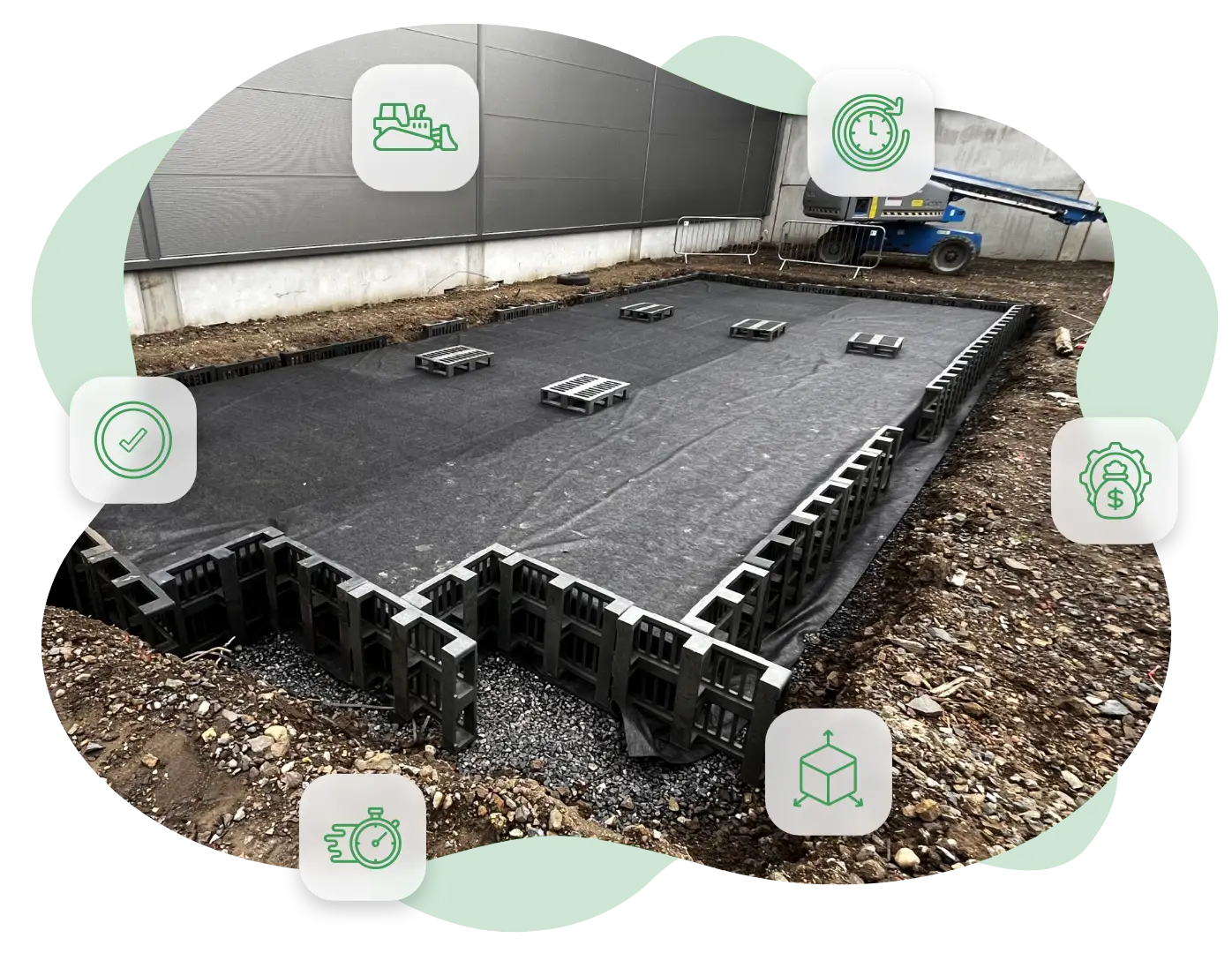 Vsakovací systém Stabilplastik